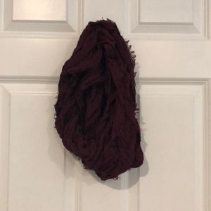 Maroon Infiniti scarf